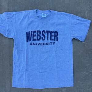 Webster University Heather Gray T-Shirt - Size Medium‎